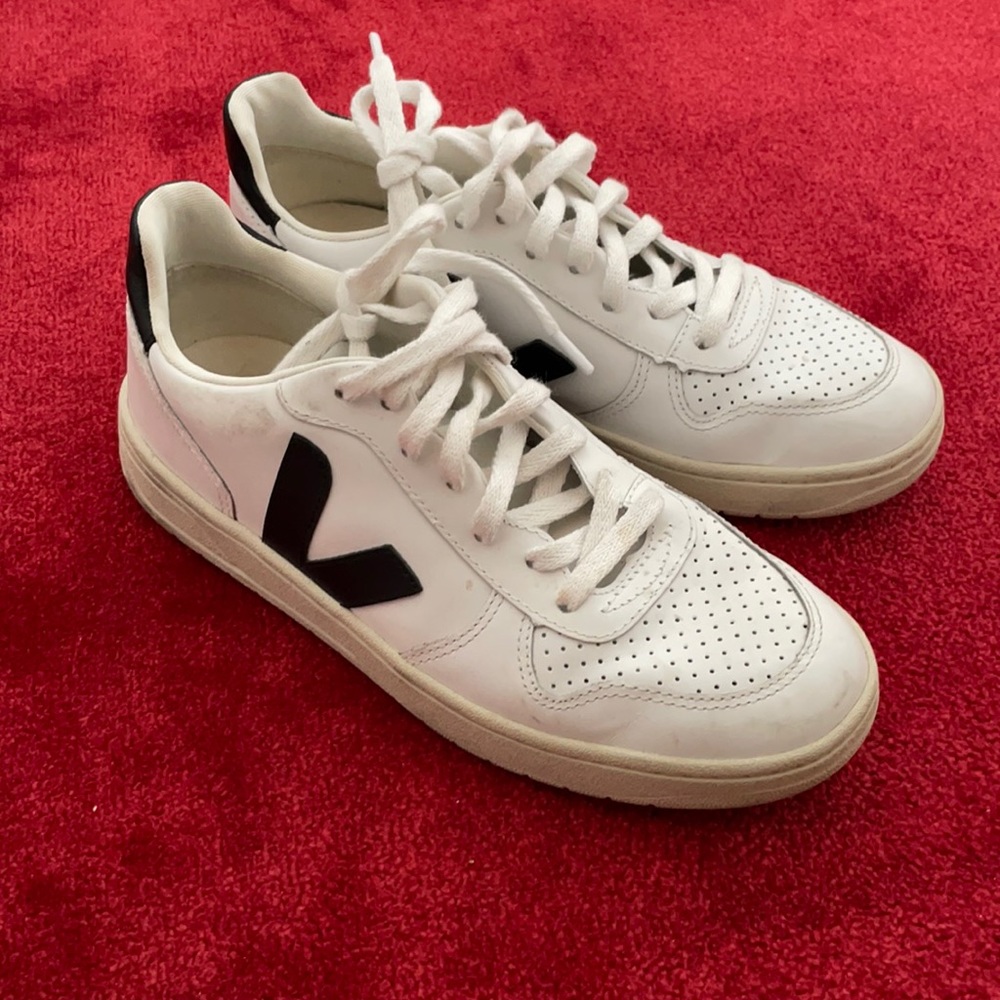 Black and White Veja Sneakers